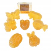 CocoSapun transparent figurine cu argan, galbenele si aroma de pepene galben 50 g