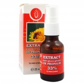 Extract hidro-glicero-glicolic de propolis 33% 25 ml
